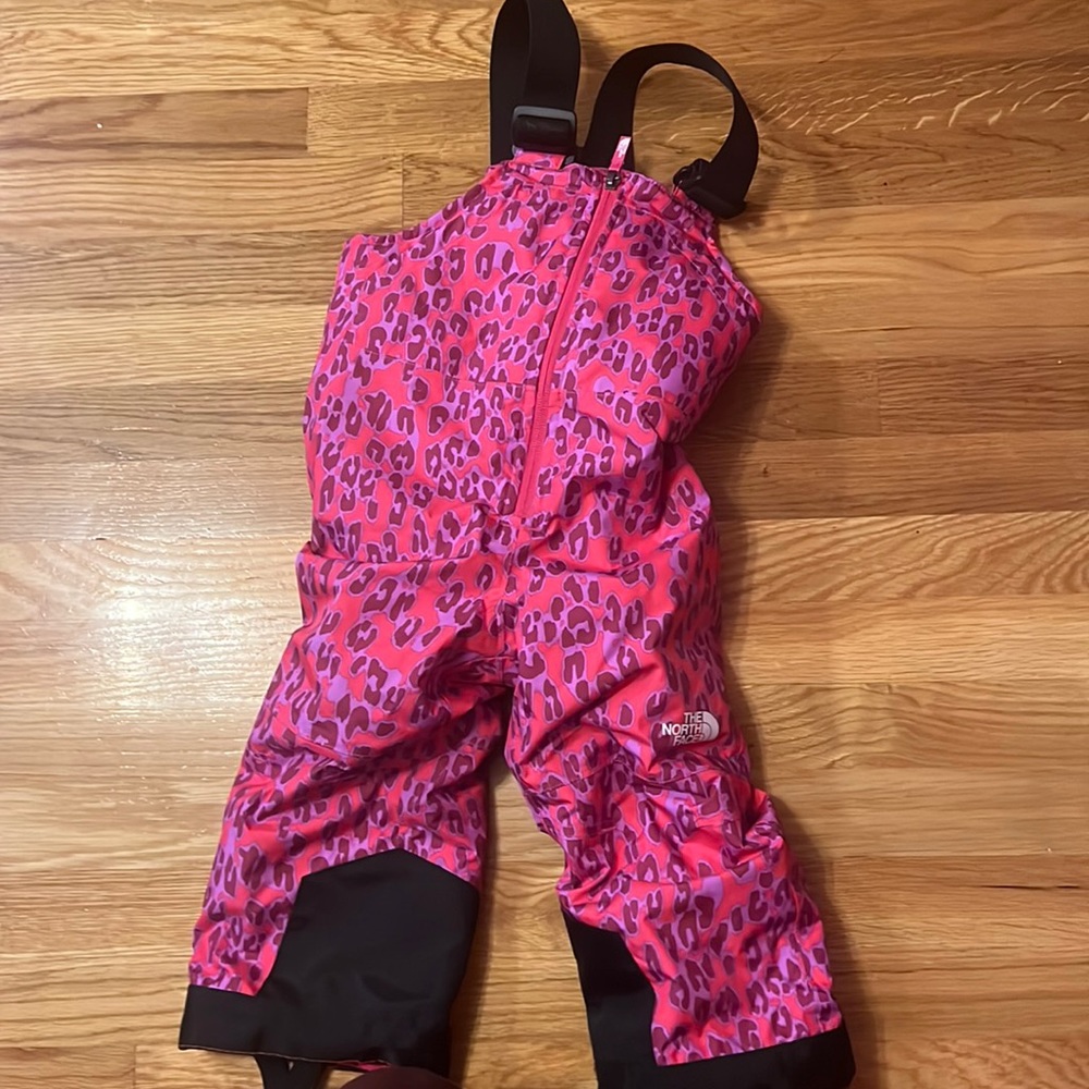 North Face Bib Snow Pants Size 4T